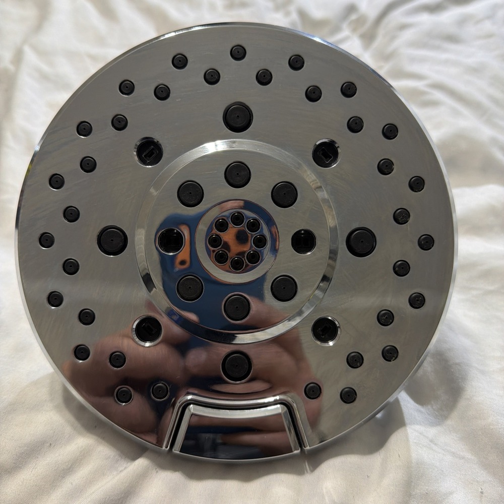 Brizo 7" Round Multi-Function Showerhead Wall‎ Mount POLISHED CHROME. Open Box